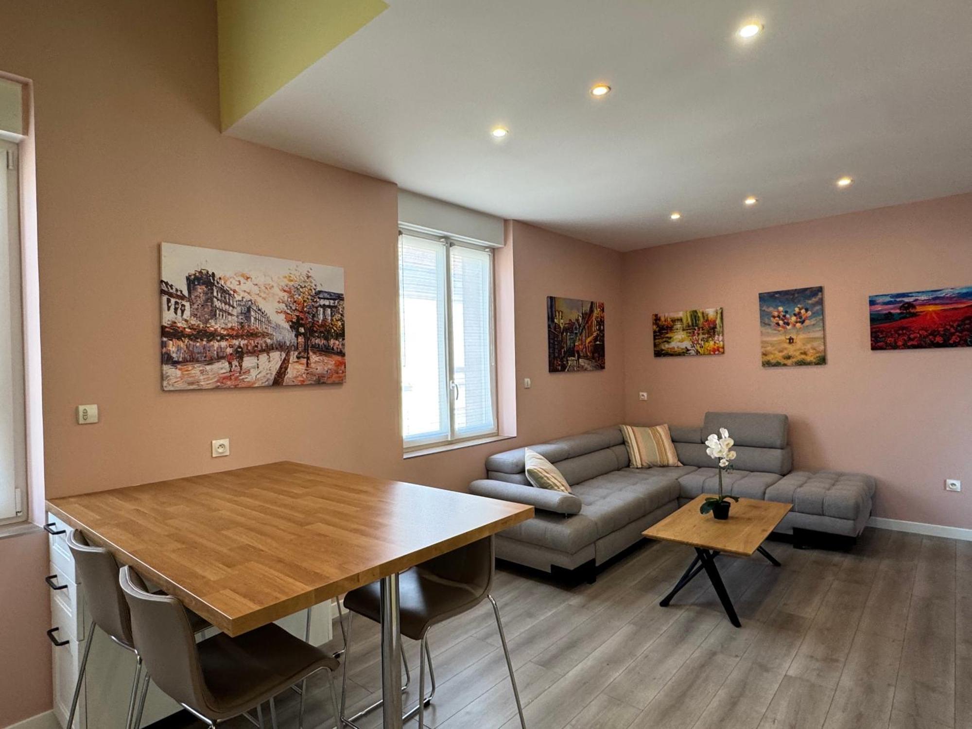 70M2 Climatise - Parking Prive - Lycee Roosevelt - Reims Arena Appartement Buitenkant foto